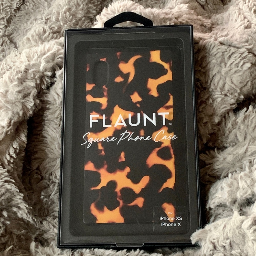 Tortoise Print Square iPhone X/Xs Case